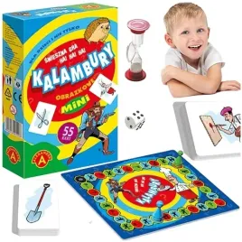 gra-mini-kalambury-obrazkowe-karty-pionki-plansza-klepsydra-alexander