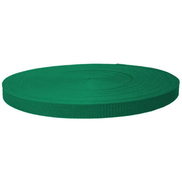 Taśma nośna polipropylenowa parciana 20mm 50mb - ZIELONY