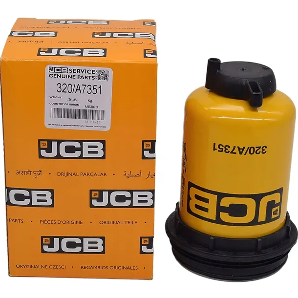 FILTR PALIWA KOPARKO-ŁADOWARKI JCB 3CX 4CX 320/07382 320/A7351 ORYGINAŁ