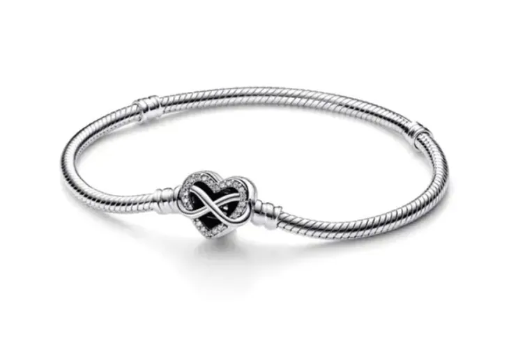 Bransoletka Pandora Moments - Serce z nieskończonością 592645C01 20 cm