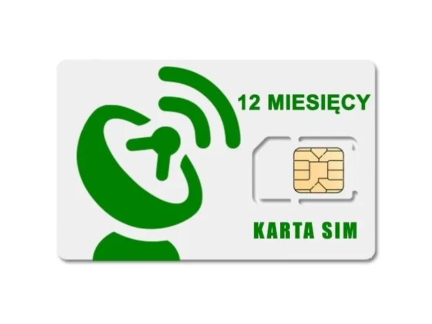 USŁUGA KONFIGURACJI GPS WRAZ Z KARTĄ OPŁACONĄ NA 12 MIESIĘCY