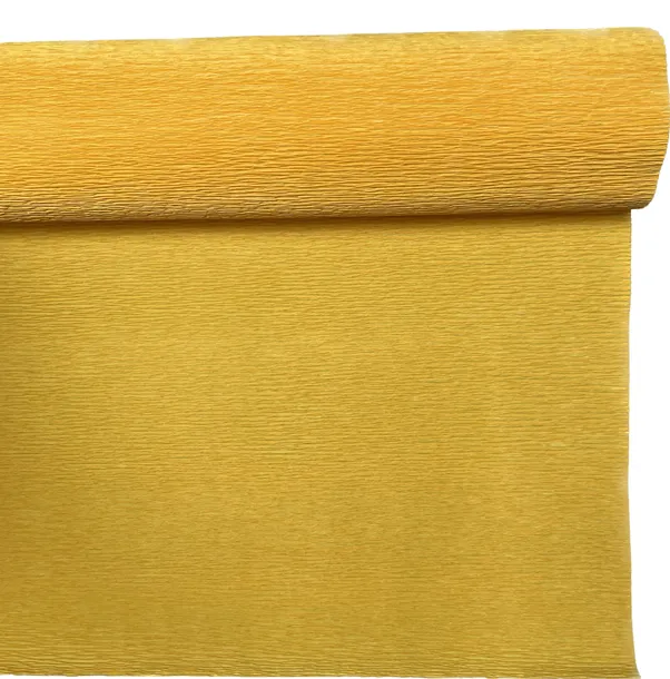 Krepina krepa włoska 180 g bibuła marszczona nr. 17E5 żółta stokrotka