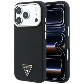 etui-do-iphone-18-pro-17-pro-guess-kevlar-triangle-logo-magsafe-czarny