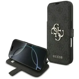 etui-do-iphone-18-pro-17-pro-guess-book-4g-metal-logo-czarny