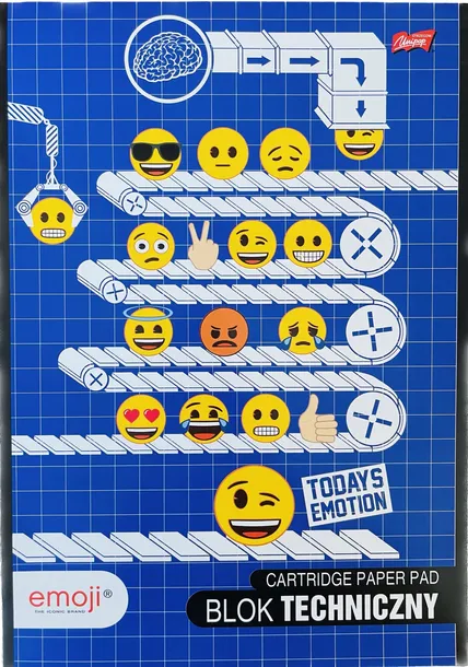 Blok techniczny A4 10k emoji St.Majewski