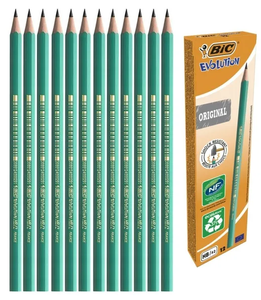 Ołówek BIC Evolution HB 650 12 sztuk