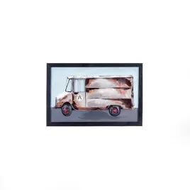 obraz-metalowy-3d-loft-auto-dostawcze-60x40-cm