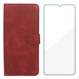etui-do-realme-c61-c63-note-60-obudowa-case-smart-leather-czerwone-i-szklo