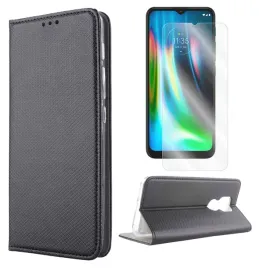 etui-do-motorola-g9-play-e7-plus-case-pokrowiec-magnet-czarny-i-szklo