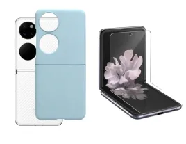 etui-silicone-do-huawei-p50-pocket-niebie-hydrogel-case-pokrowiec-futeral