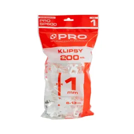 system-poziomujacy-pro-sp600-1-mm-klipsy-200-szt-worek-pro-sp603