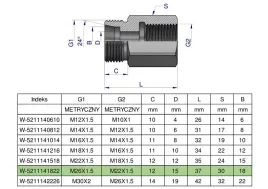 tulejka-roznicowa-hydrauliczna-metryczna-ab-m26x1-5-18l-gz-x-m22x1-5-gw-war