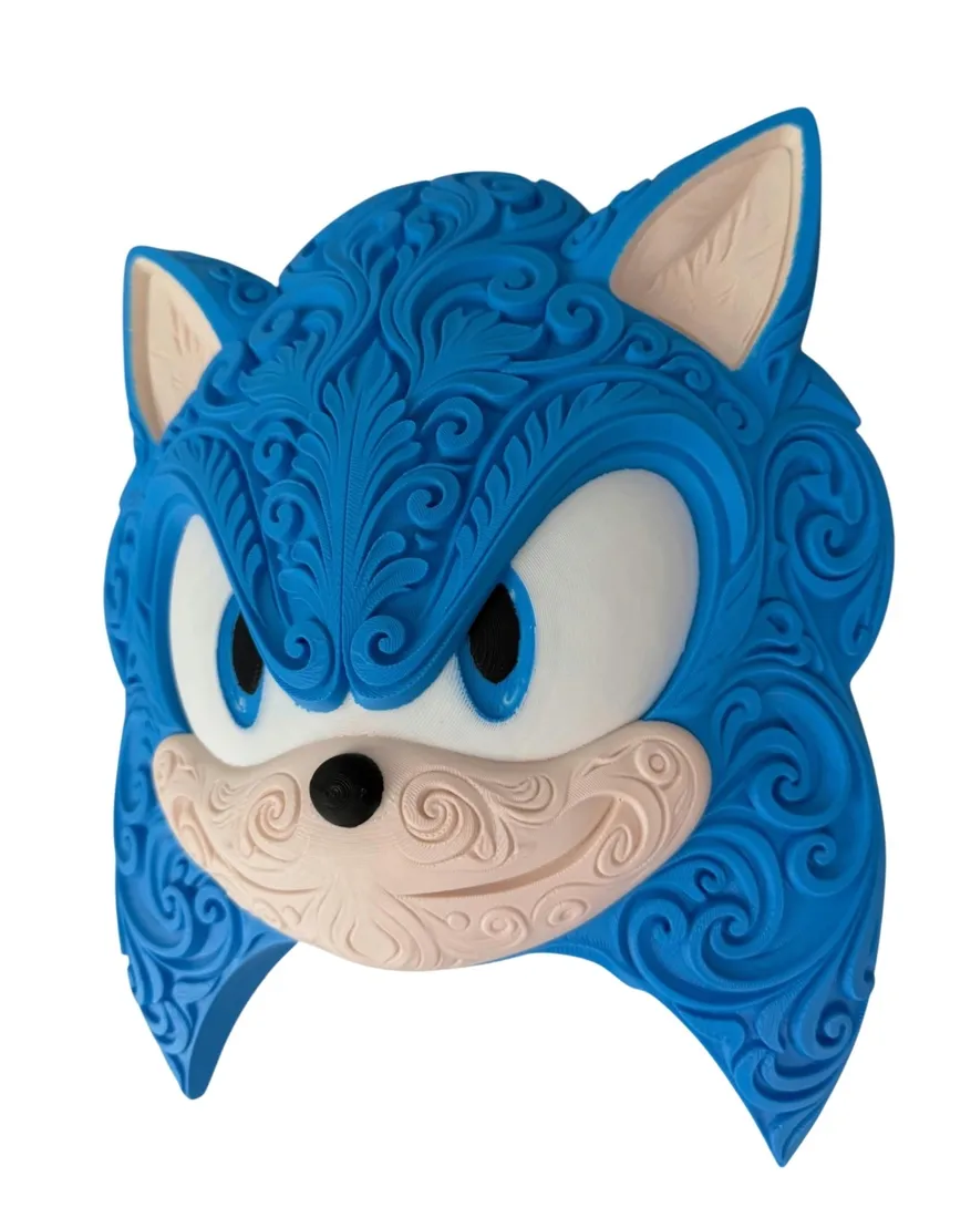 dekoracja-scienna-sonic-3d-pla