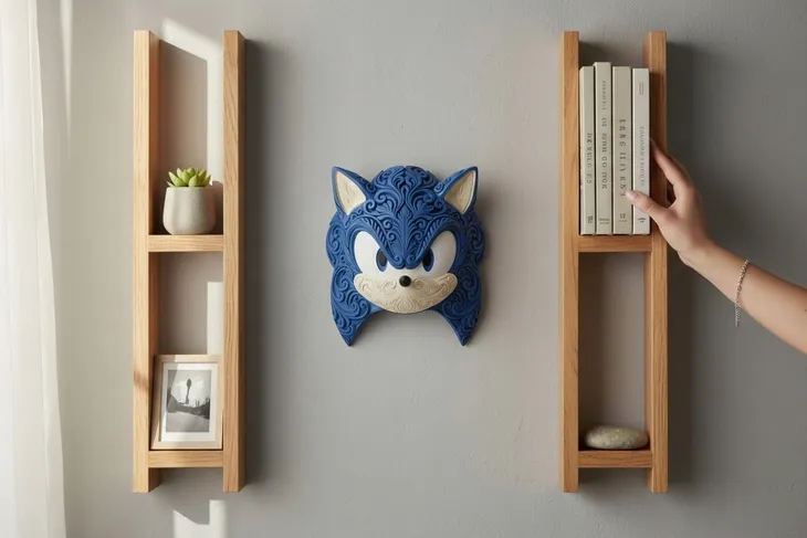 dekoracja-scienna-sonic-3d-pla-typ-przedmioty-gotowe