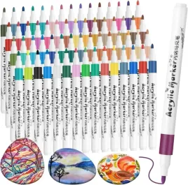 markery-akrylowe-pisaki-flamastry-mazaki-wodoodporne-z-farba-zestaw-60-szt