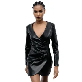 sukienka-damska-zara-mini-eko-skora-elegancka-czarna-r-m
