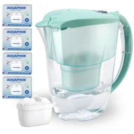 dzbanek-filtrujacy-aquaphor-jasper-mietowy-28l-4-wklady-b25-maxfor