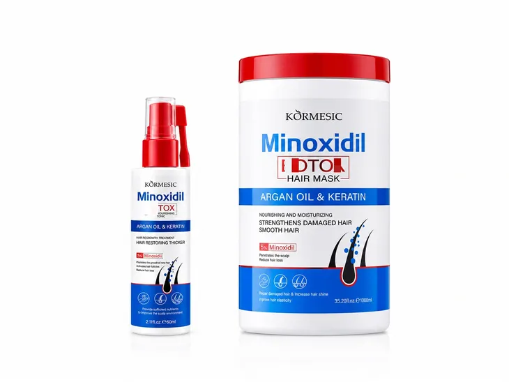 Kormesic Minoxidil 5% Biotin Essence Water wcierka wspiera odrastanie włosó