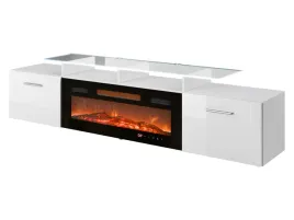 szafka-rtv-z-kominkiem-rova-ef-190-z-oswietleniem-led-bialym