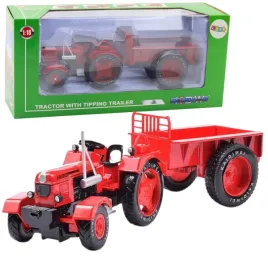 nd24-24732-metalowy-traktor-rolniczy-z-przyczepa