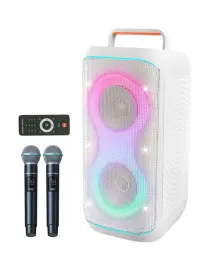 maszyna-karaoke-green-keeper-gkd61-40w-bluetooth-2-mikrofony-biala