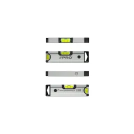 poziomnica-kieszonkowa-pro600-anodowana-srebrna-z-magnesami-17-cm-pro-a6017