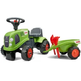 falk-traktorek-baby-claas-zielony-z-przyczepka