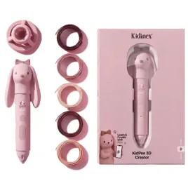 kidpen-dlugopis-do-tworzenia-3d-niskotemperaturowy-rabbit-rozowy-kidinex