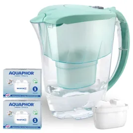 dzbanek-filtrujacy-aquaphor-jasper-mietowy-28l-2-wklady-b25-maxfor