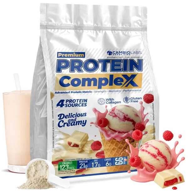 Odżywka białkowa Białko 2kg mieszanka białek kompleks 4 w 1 Protein WPC