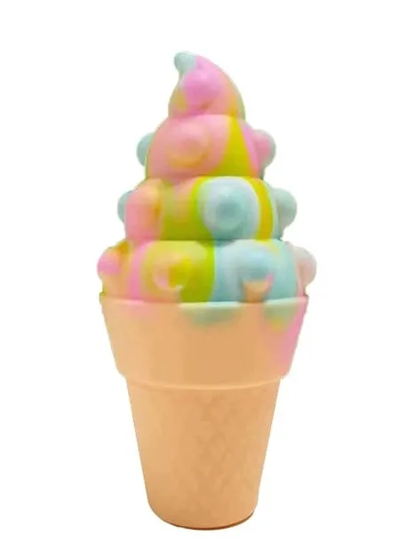 Gniotek antystresowy LÓD W ROŻKU pop it squishy zabawka sensoryczna 1 szt.