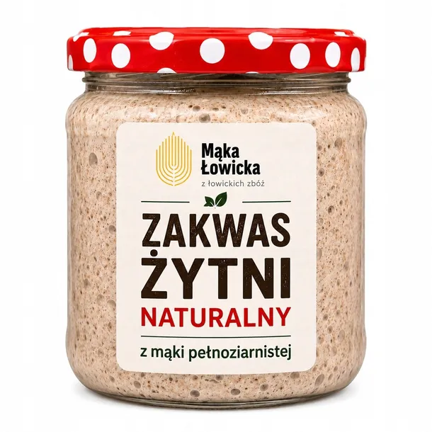 Naturalny zakwas chlebowy żytni własnego wyrobu