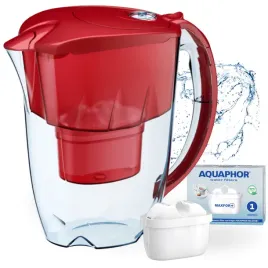 dzbanek-filtrujacy-aquaphor-jasper-czerwony-28l-1-wklad-b25-maxfor