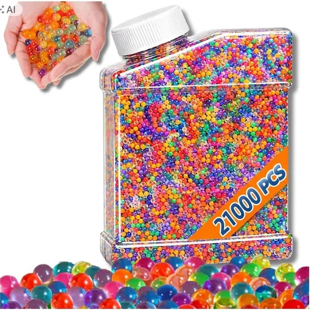 Kulki 21000 Sztuk 10mm Wodne Żelowe Kulki KOLOROWE