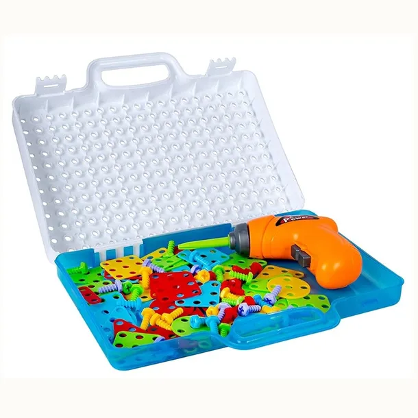 puzzle-klocki-w-walizce-wkretarka-151-elementow-marka-inna