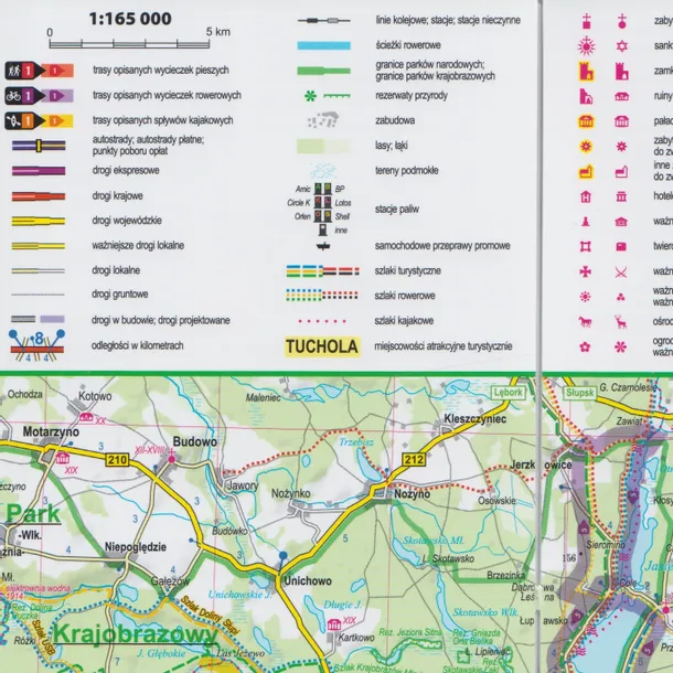 bory-tucholskie-mapa-wodoodporna-expressmap-region-polska
