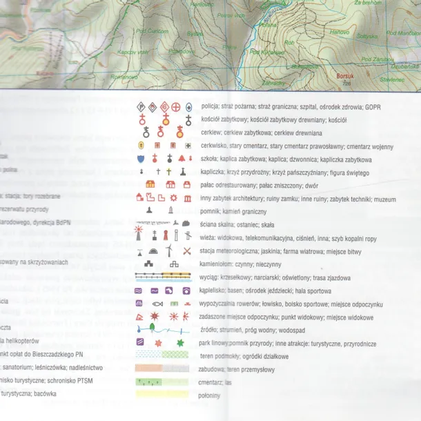 bieszczady-mapa-wodoodporna-plan-2021-region-polska