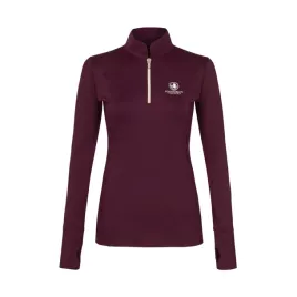 koszulka-treningowa-equestrian-queen-bailey-techniczna-damska-burgundowa-m