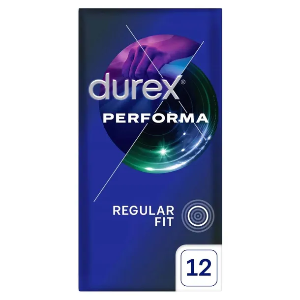 Durex Performa Prezerwatywy 12 szt opóźniające wytrysk wydłużające stosunek