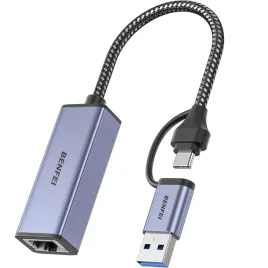 benfei-adapter-usb-a-usb-c-do-rj45-usb-3-0-szary