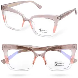 okulary-damskie-glamour-glow-bezowe-kocie-oczy-blue-light