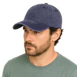 czapka-z-daszkiem-meska-bejsbolowka-jeans-przecierana-vintage-granatowa