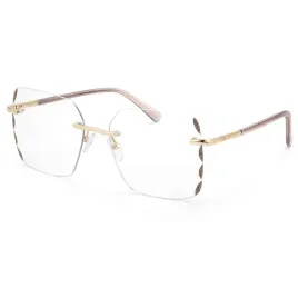 damskie-okulary-oversize-bezramkowe-eleganckie-rozowo-zlote