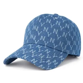 niebieska-czapka-z-daszkiem-unisex-regulowana-bawelna