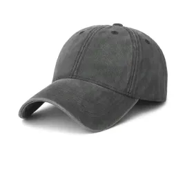 czapka-z-daszkiem-unisex-bawelniana-czarna-vintage-regulowana