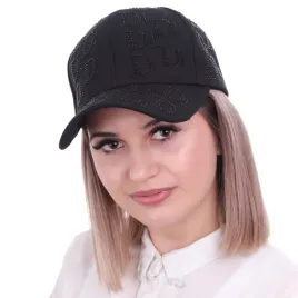 czapka-damska-z-daszkiem-czarna-z-cyrkoniami-regulowana