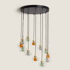lampa-wiszaca-aluminium-hassi-12-punktow-swietlnych