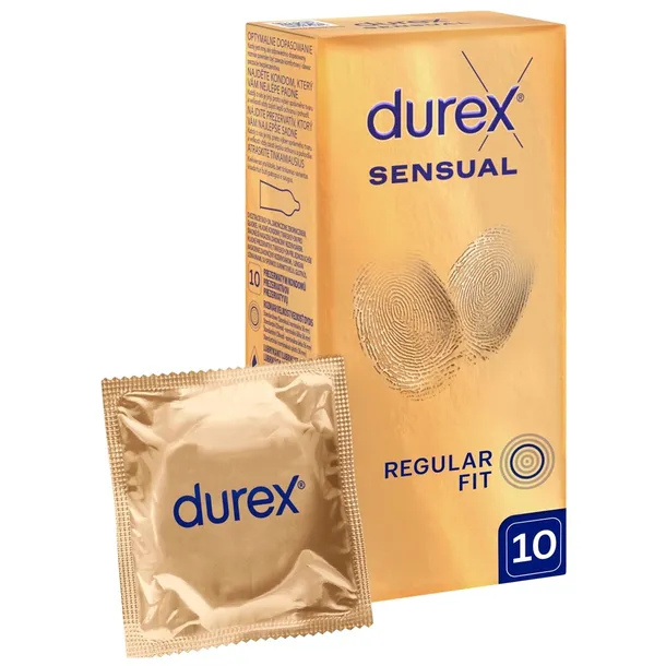 Prezerwatywy DUREX SENSUAL super cienkie nawilżane delikatne 10 szt.