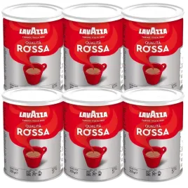 kawa-mielona-lavazza-qualita-rossa-puszka-zestaw-6x-250-g