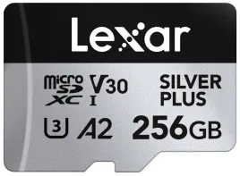 lexar-microsdxc-silver-plus-1066x-uhs-i-u3-a2-4k-r205-w150-v30-256gb